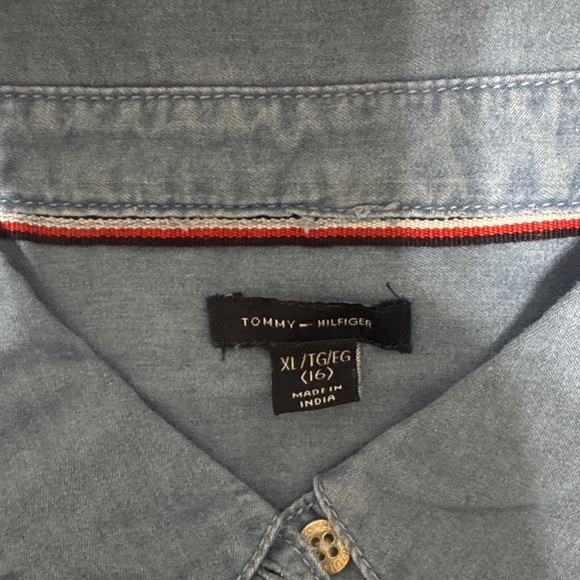 Tommy Hilfiger Blue girls Dress - Picture 2 of 3